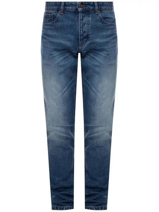 Men's Regular Fit Straight Jeans - AMI - BALAAN.