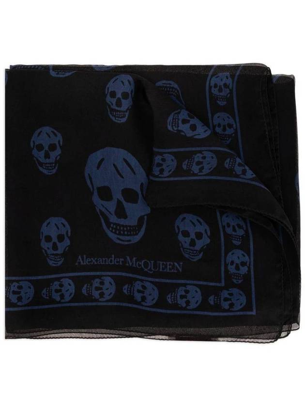 skull print silk scarf 5577174Q060 - ALEXANDER MCQUEEN - BALAAN 3