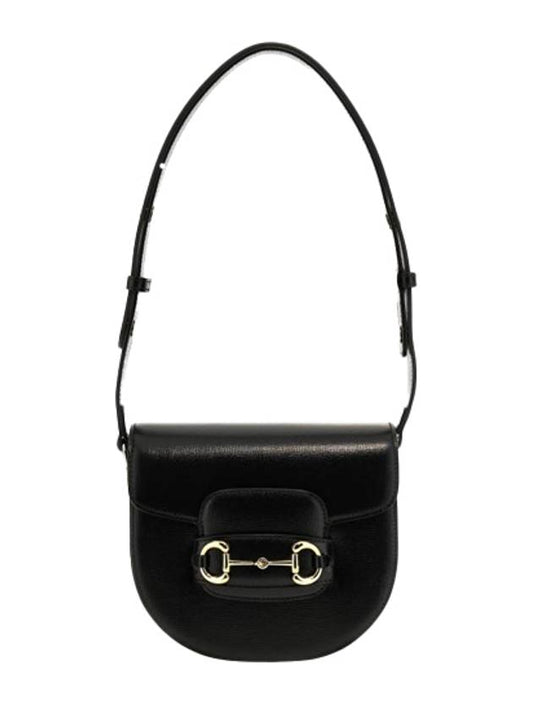 Horsebit 1955 Mini Rounded Cross Bag Black - GUCCI - BALAAN 2