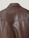 BRICK PREMIUM LEATHER BOMBER JACKET - IRO - BALAAN 6