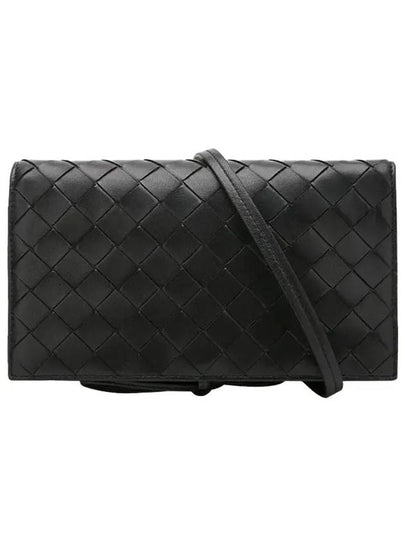 Intrecciato Mini Cross Bag Black - BOTTEGA VENETA - BALAAN 2