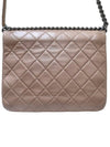 Women s Pink Beige Leather Boy Chain Shoulder Bag - CHANEL - BALAAN 3