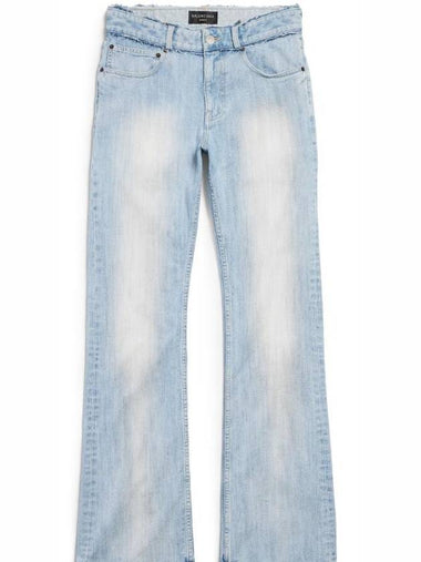 Low Waist Straight Jeans Blue - BALENCIAGA - BALAAN 1