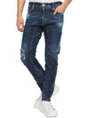 Tidy Biker Jeans Navy Blue - DSQUARED2 - BALAAN 6