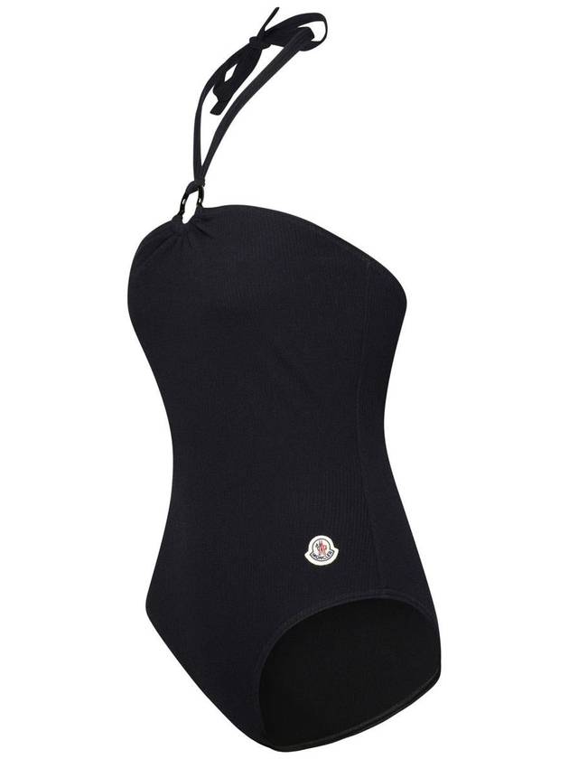 Moncler Black Polyamide Blend One-Piece Swimsuit - MONCLER - BALAAN 2