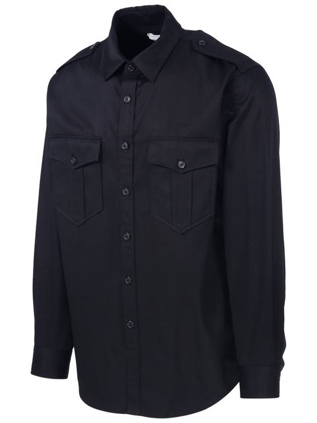 Pomili Long Sleeve Shirt Black - ISABEL MARANT - BALAAN 3