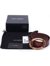 Leather Belt Brown - DOLCE&GABBANA - BALAAN 9