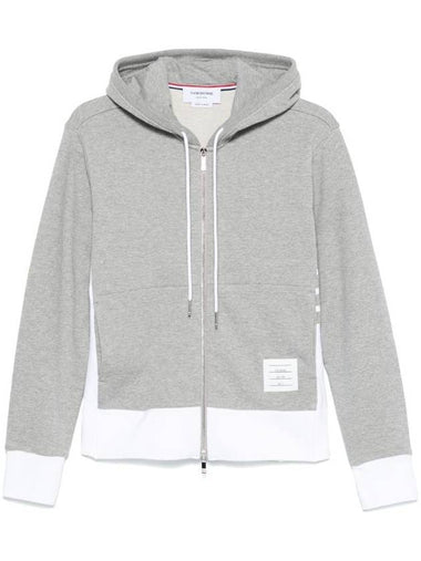 4 Bar Stripe Hooded Zip Up MJT517A03037 - THOM BROWNE - BALAAN 1