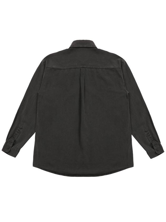 Pigment coated shirt charcoal - ARCANE FUNK - BALAAN 2