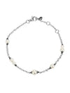 Treated Freshwater Cultured Pearl Station Chain Bracelet Silver - PANDORA - BALAAN 3