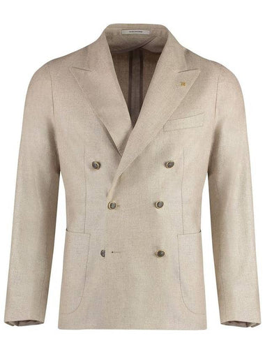 Tagliatore Silk Double-Breast Blazer - TAGLIATORE - BALAAN 1