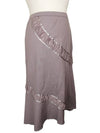 Light purple pleated trim uncut banding skirt 2 - ISSEY MIYAKE - BALAAN 1