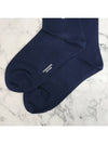 24SS Three Stripes Cotton Hector Ankle Socks Socks Navy FAS192A Y3012 415 - THOM BROWNE - BALAAN 5