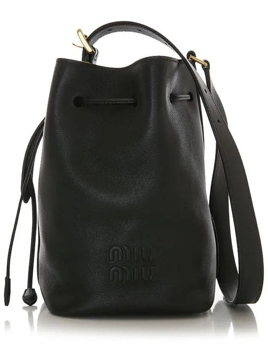 Cross Bag 5BE0902CRM F0002 Black - MIU MIU - BALAAN 2