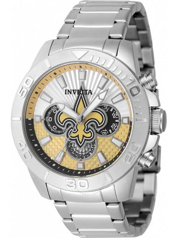 Invicta Nfl New Orleans Saints Chronograph GMT Quartz Men's Watch 47945 - INVICTA - BALAAN 1