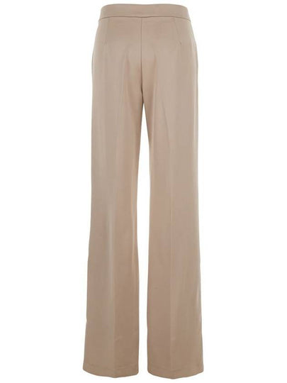 Beige Pants With Pences On The Front In Tech Fabric Woman - ANDAMANE - BALAAN 2