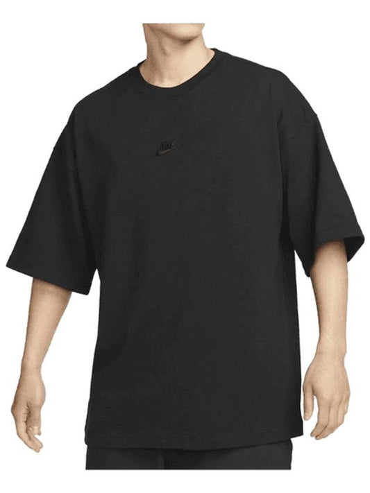 Men's NSW Oversized Short Sleeve T-Shirt Black - NIKE - BALAAN 1