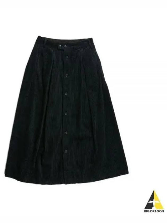 Tuck Skirt A Dk Navy Cotton 4 5W Corduroy 23F1WG008 NQ458 SD017 - ENGINEERED GARMENTS - BALAAN 1