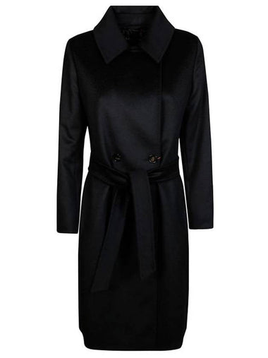 Bcollag Wool Single Coat Black - MAX MARA - BALAAN 1