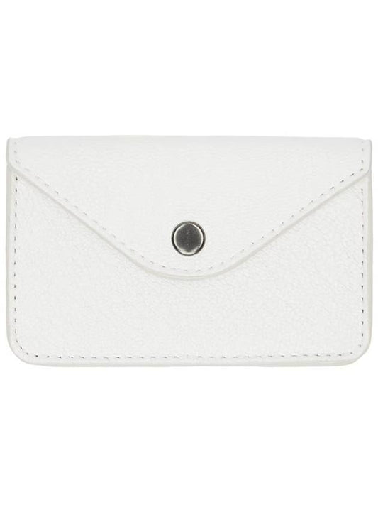 Envelope Goat Leather Coin Wallet White - LEMAIRE - BALAAN 2