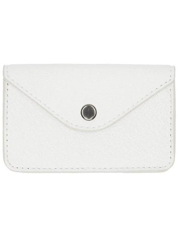 Envelope button card wallet white SL0012 LL0035 - LEMAIRE - BALAAN 1