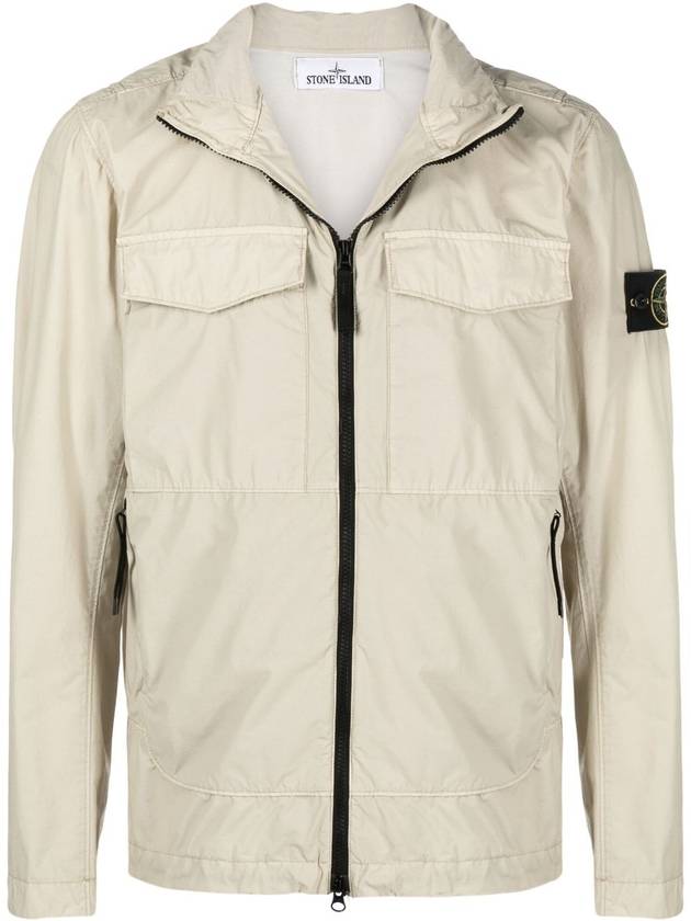 Waffen Naslan Light Watro Zip-up Jacket Beige - STONE ISLAND - BALAAN 2