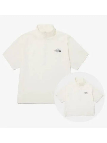 The North Face NT7KQ02F Day Tech Short Sleeve Zip T Shirt - THE NORTH FACE - BALAAN 1