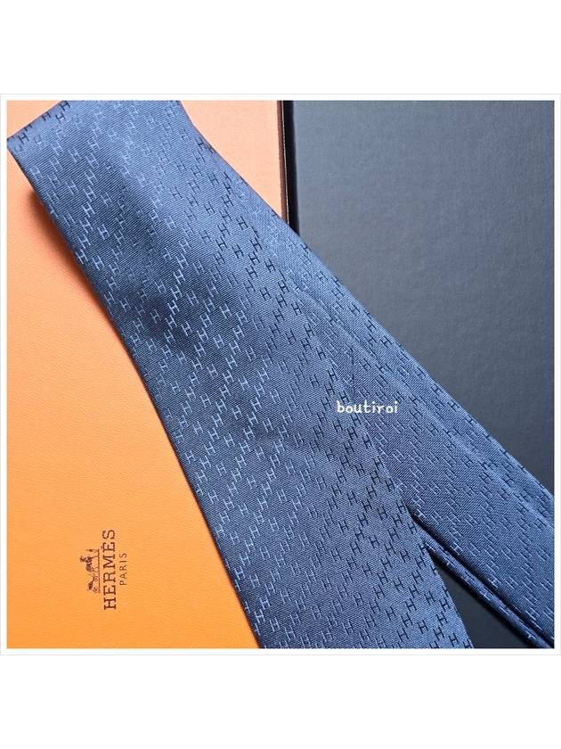 Men s New Pacone H Tie Petrol Ponche - HERMES - BALAAN 5