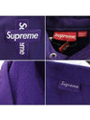 Cross box logo hooded sweatshirt purple SU10097 - SUPREME - BALAAN 5