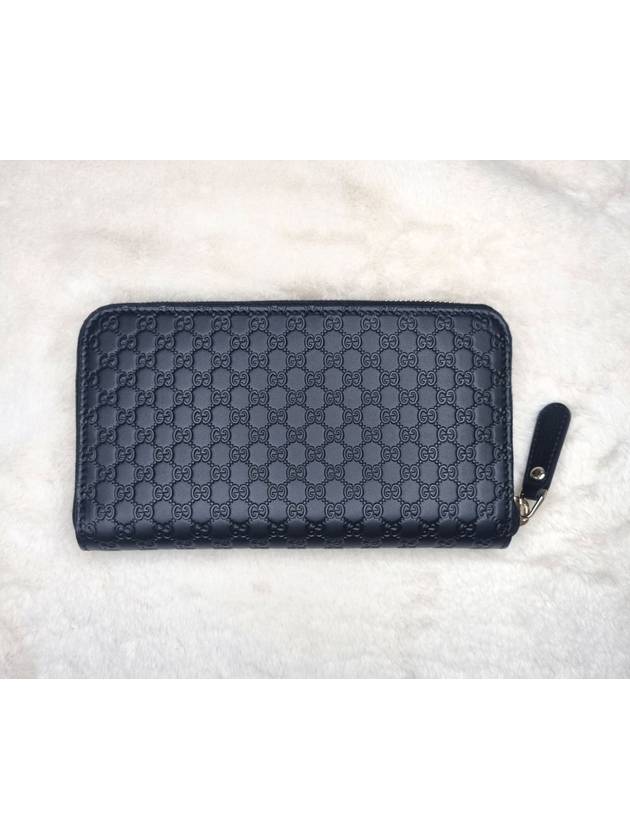 Microshima Zipper Long Wallet Black - GUCCI - BALAAN 3