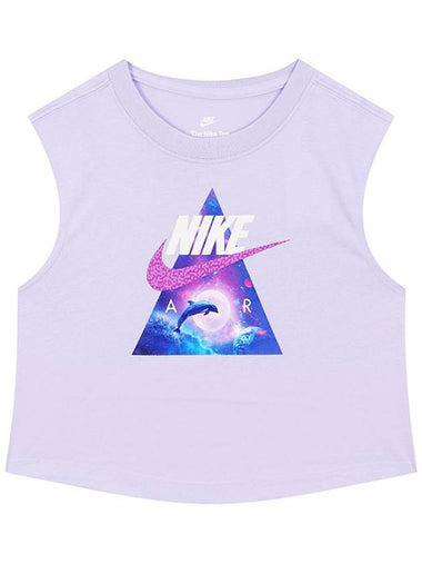 Sportswear Muscle Crop Sleeveless Purple - NIKE - BALAAN 1