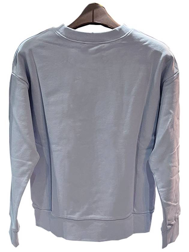 Annie Logo Crew Neck Sweatshirt Light Blue - A.P.C. - BALAAN 4