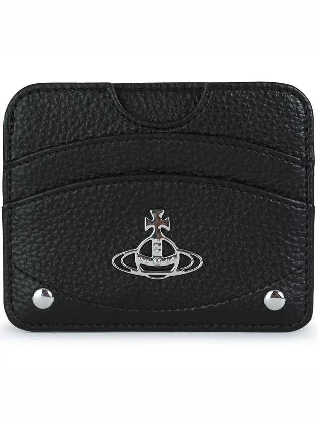 Half Moon Card Wallet Black - VIVIENNE WESTWOOD - BALAAN 2