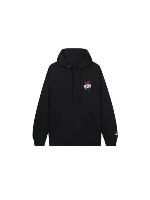 Anti Social Club x CASESTUDY Case Study Men s Black Korean Flag Hood 22 1 SCT 965238 001 - ANTI SOCIAL SOCIAL CLUB - BALAAN 5