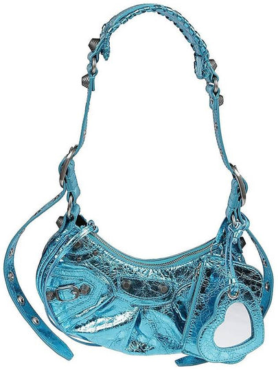 Metallic Le Cagol XS Lambskin Shoulder Bag Blue - BALENCIAGA - BALAAN 2