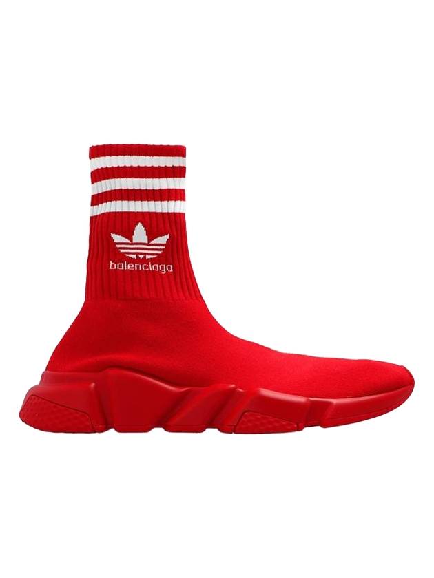 Adidas embroid logo socks high top sneakers red - BALENCIAGA - BALAAN 1