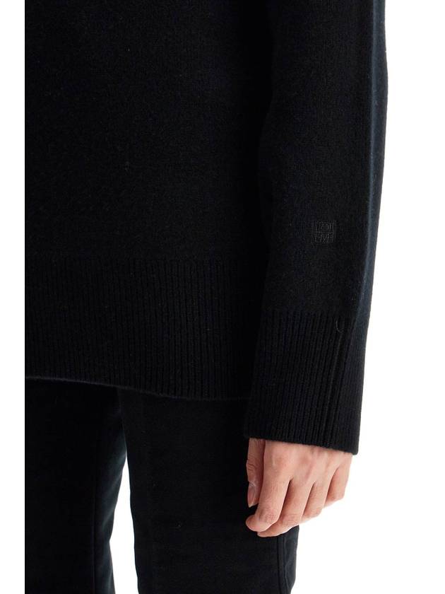 black rws wool and cashmere turtleneck sweater - TOTEME - BALAAN 4