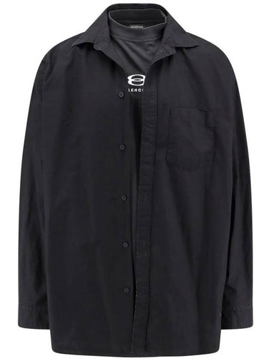 BALENCIAGA L/S LAYERED SHIRT - BALENCIAGA - BALAAN 1