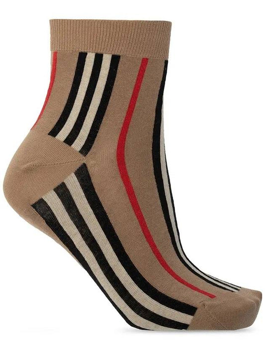 Icon Stripe Socks Brown - BURBERRY - BALAAN 1