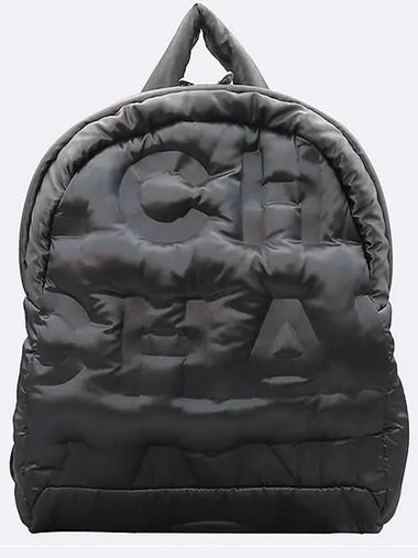 A91933 Dark gray color Dudon Ryuk nylon backpack - CHANEL - BALAAN 1