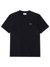 603085 05021 F000 M5OU738F Logo Patch Men s Short Sleeve T Shirt - BALLY - BALAAN 1