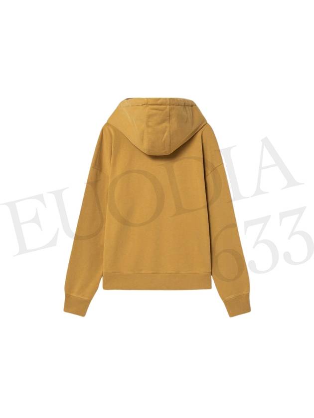 Bold Fox Head Patch Oversize Hoodie Yellow - MAISON KITSUNE - BALAAN 3