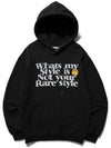 WHATS Overfit Hoodie Black - TAILOR STUDIO - BALAAN 3