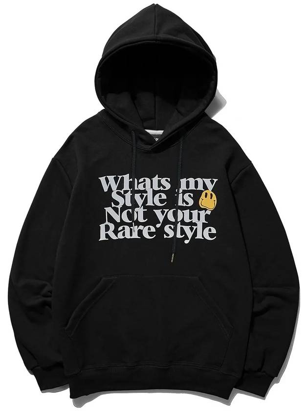 WHATS Overfit Hoodie Black - TAILOR STUDIO - BALAAN 3