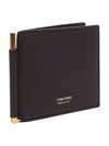 T Line Money Clip Bicycle Wallet Brown - TOM FORD - BALAAN.