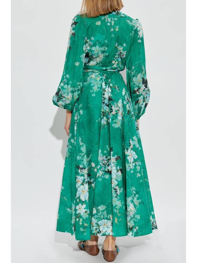 Zimmermann Dress With Floral Motif, Women's, Green - ZIMMERMANN - BALAAN 4