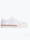 Women's Madras Canvas Collegiate Low Top Sneakers Light Pink - THOM BROWNE - BALAAN 2