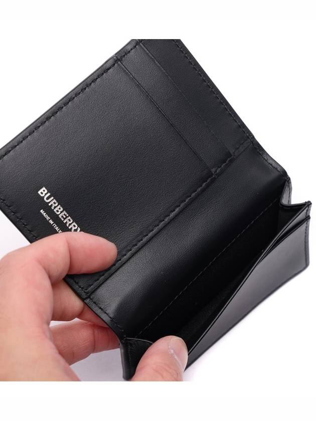 Bifold Card Wallet Black - BURBERRY - BALAAN 7