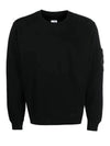 Cotton Fleece Sweatshirt Black - CP COMPANY - BALAAN 2