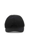 Re-Nylon Triangle Logo Baseball Cap Black - PRADA - BALAAN 2